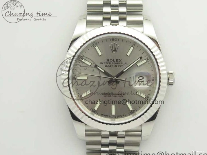 Silver 126334 41 A3235 1:1 Markers DateJust REF Bracelet Clone Dial SS Jubilee Edition on Stick Best V2 0421